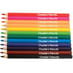 12 Named Chunky Triangular Colouring Pencils image 1