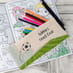 Personalised Canvas Pencil Case - Football image 2