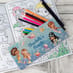 Personalised Canvas Pencil Case - Mermaids image 2