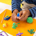 Child with Clay & Play - Dino
