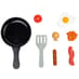 Wooden Breakfast Fry Up Contents