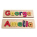 Wooden Name Puzzle Colourful Pieces