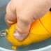 Yellow Bath Buddy Under Water