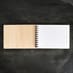 Personalised A5 Plywood Sketchbook Landscape Inner