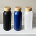 Personalised Water Bottle with Monogrammed Bamboo Lid