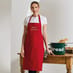 Personalised Cotton Apron Full View