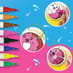 Puffy Art Foodies Keychains image 2