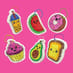 Puffy Art Foodies Keychains image 4