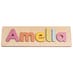 Wooden Name Puzzle 1-7 - Sorbet Colours