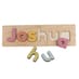 Wooden Name Puzzle 1-7 - Sorbet Colours image 2