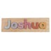Wooden Name Puzzle 1-7 - Pastel Colours image 2