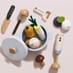 Child's Wooden Soup Set