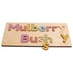 Wooden Name Puzzle - 2 Lines - Sorbet Colours image 1