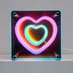 Neon Heart Infinity Mirror Light image 2