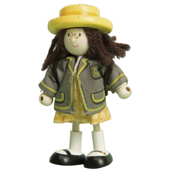 Le Toy Van Budkin – König Parzival Holzfigur, Handbemalt & Voll Beweglich | Sammelfigur Für Kinder Ab 3