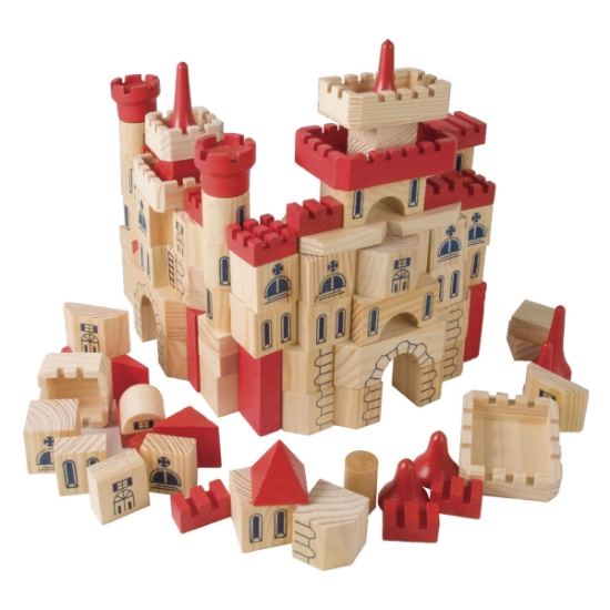 Castle Building Bricks in a Box