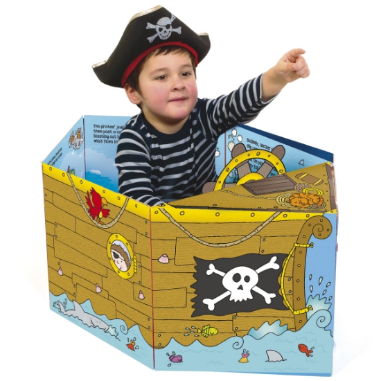 Convertible Book - Pirate Ship