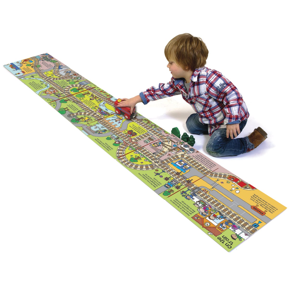 Convertible Book - Train | Toy Play Cars