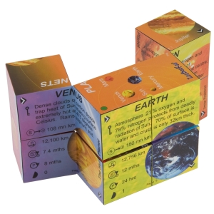 Picture of Zoobookoo Cube Book - Planets