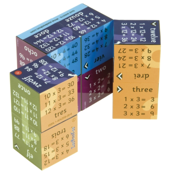 Zoobookoo Cube Book- Times Tables