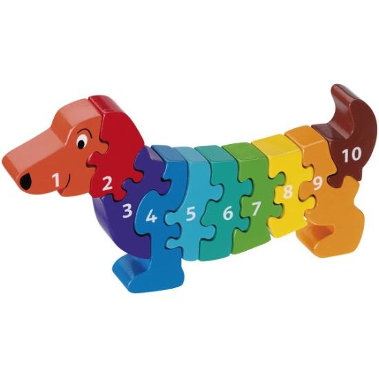 Dachshund 1 - 10 Number Puzzle