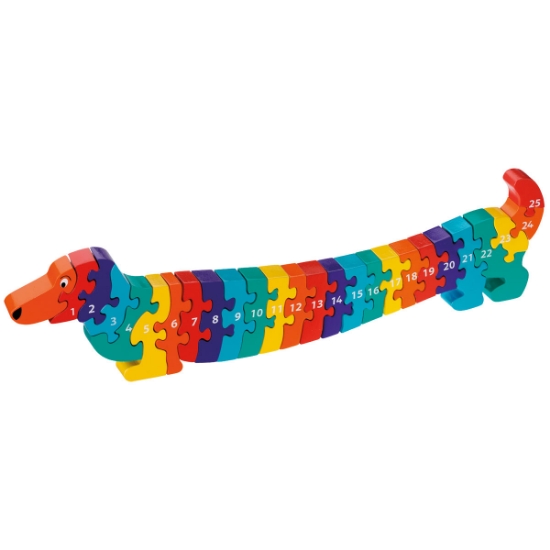 Dachshund 1-25 Number Puzzle
