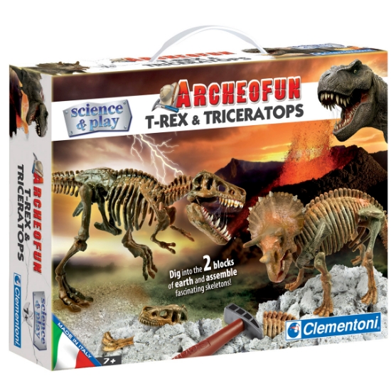 Dino Dig - T Rex & Triceratops
