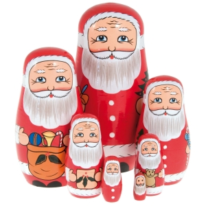 Picture of Father Christmas Nesting Dolls