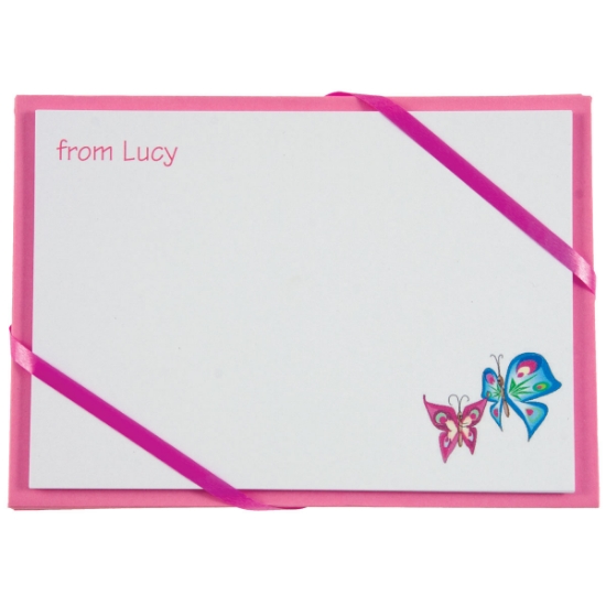 Named Cards - Butterfly (Pink)