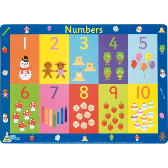 Numbers Placemat