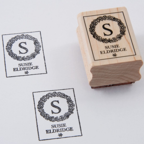Named Rubber Stamp - Garland