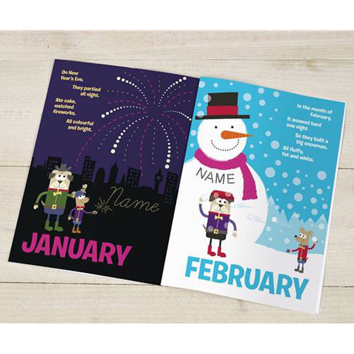 Personalised Months of the Year Book | Personalised Books