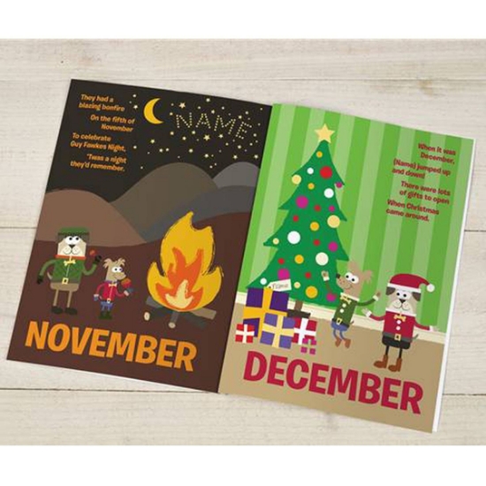 Personalised Months of the Year Book | Personalised Books
