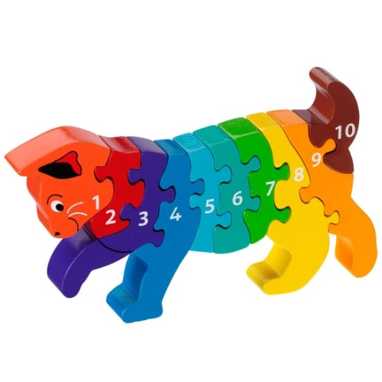 Cat 1-10 Number Puzzle