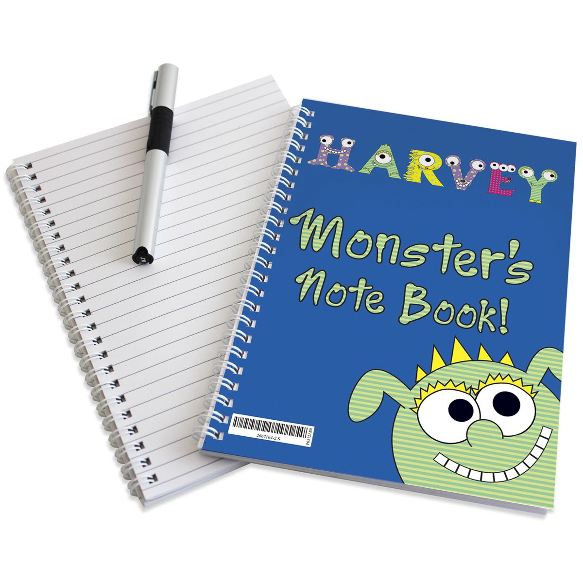 Little Monster Notebook - Personalised | Named Notebooks