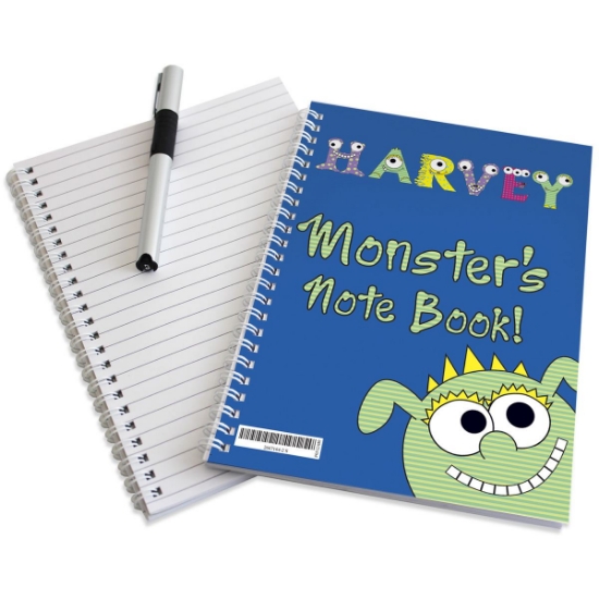 Little Monster Notebook - Personalised