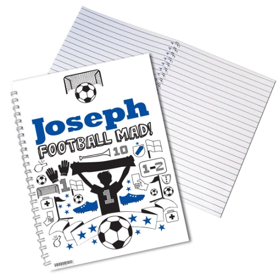 Football Notebook - Personalised
