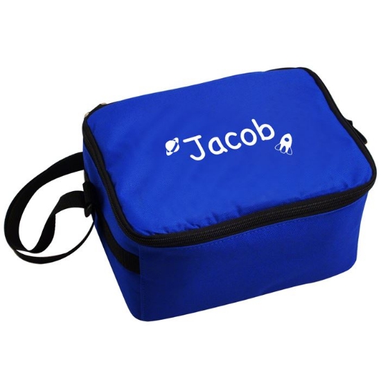 Cool Bag/Lunch Box - Blue Rocket