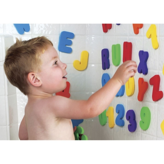Bath Stickers - Letters and Numbers