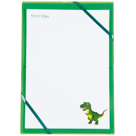 Named Notepaper - Dinosaur