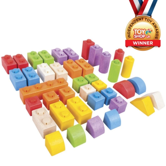 Colourful Click Blocks | Cubes & Blocks | Mulberry Bush