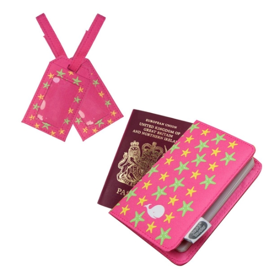PASSPORT HOLDER AND  LUGGAGE TAG LIV A LITTLE main image 1