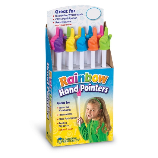 Rainbow Hand Pointers | Learning Resources | Little Extras