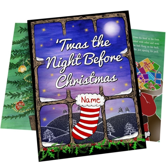 T'was the Night Before Christmas Personalised Book
