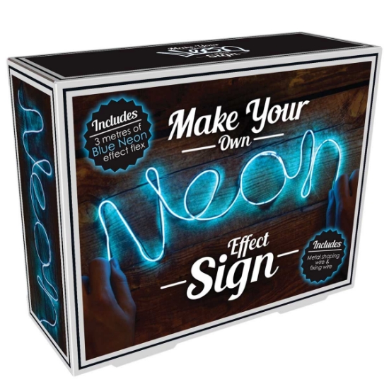 Make Your Own Neon Sign - Blue