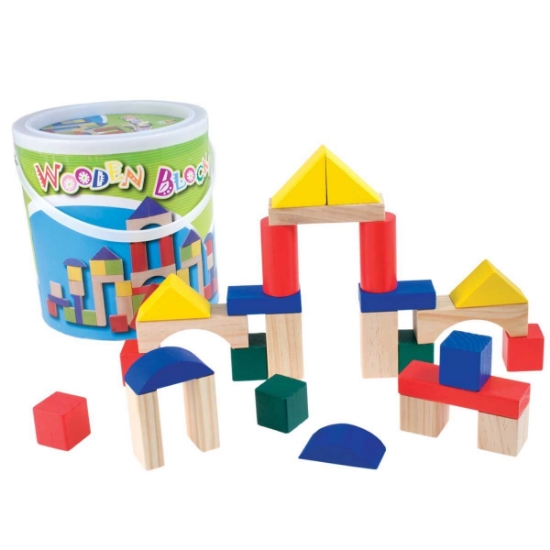 Drum of Building Blocks (40 pieces)