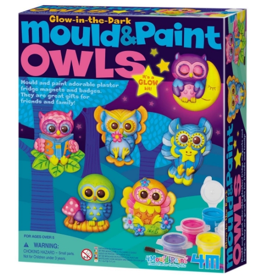 Mould and Paint Glow Owls