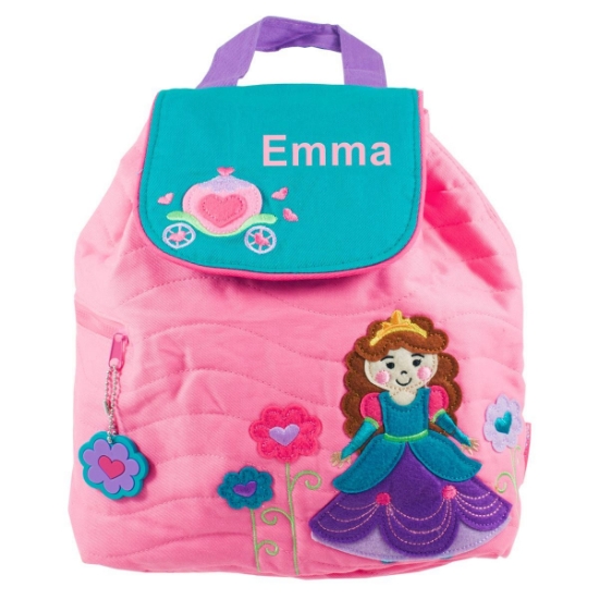 Personalised Princess Quilted Backpack