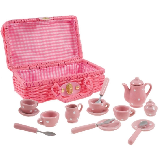 Porcelain Spotty Tea Party Set