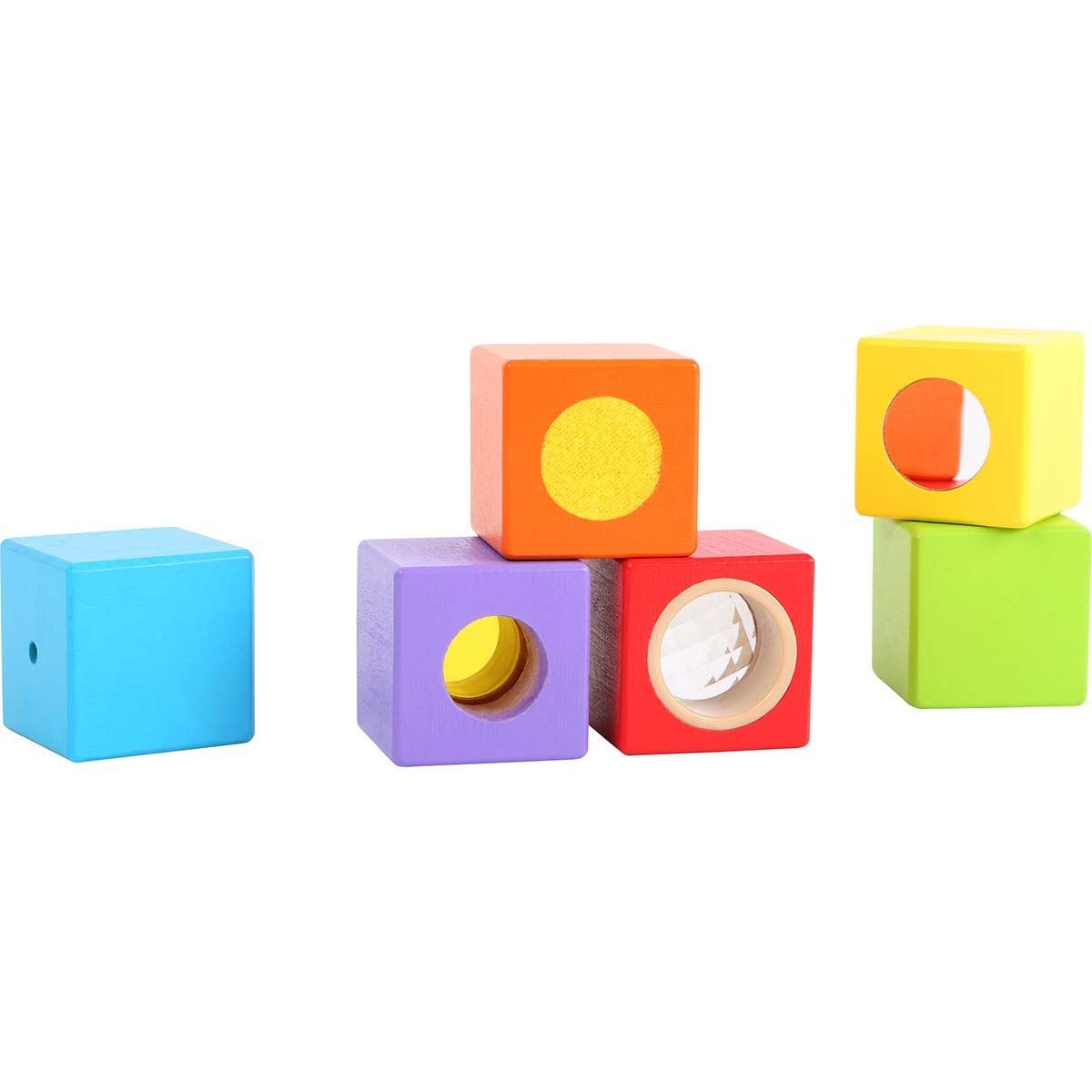 Wooden Sound & Colour Building Blocks | Cubes & Blocks